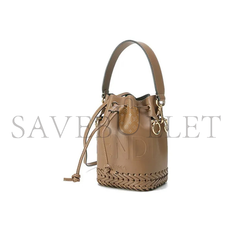 F**di mini mon tresor bucket bag 8bs010agv0f11wp (20*15*11cm)
